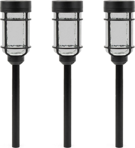 Luxform - 3x solar tuinlamp - catala - 6 lumen - set van 3 stuks