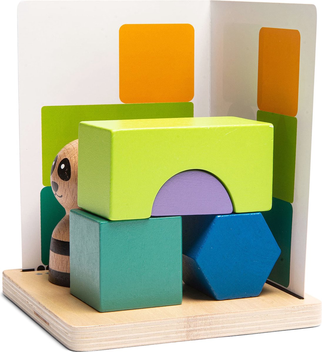 Bs Toys Pandas Puzzle – FSC-Holz – ab 6 Jahren – 20 Puzzles – räumliches Verständnis trainieren