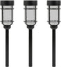 Luxform - 3x solar tuinlamp - catala - 6 lumen - set van 3 stuks