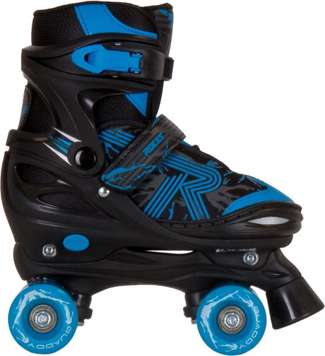 ROCES Quaddy 3.0 Roller Skating Black Blue 38-41