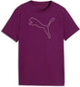 Puma tad ess cat logo meisjes sportshirt roze - maat 176