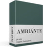Ambiante jersey topper hoeslaken - lits-jumeaux - dark green