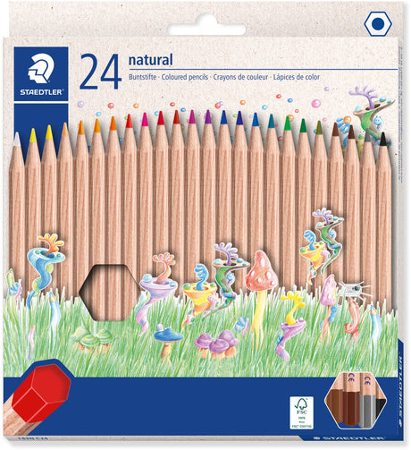 Staedtler noris natural kleurpotloden - 24 kleuren