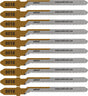Wolfcraft – Triplex-Stichsägeblätter – 10 Stück – 20 mm – sauberer Kurvenschnitt – T-Schaft – 8018100