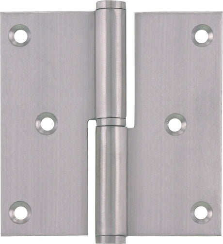 Starx Kugelscharnier rechte Ecken 89 x 89 mm gebürsteter Edelstahl 3 Stück