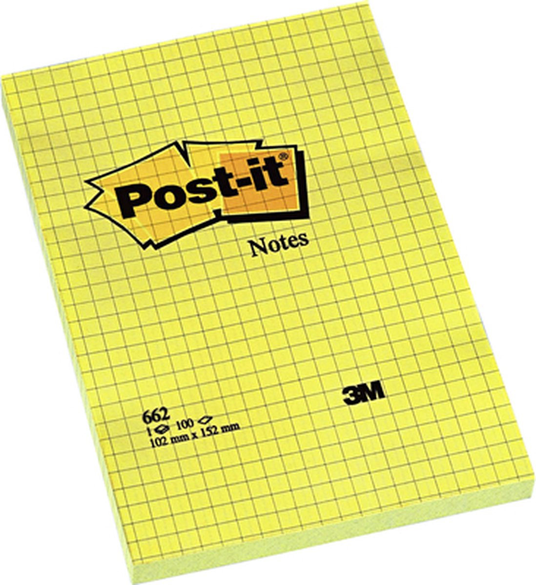 Quantore Notizblock Post-it 662 102x152mm Diamantgelb