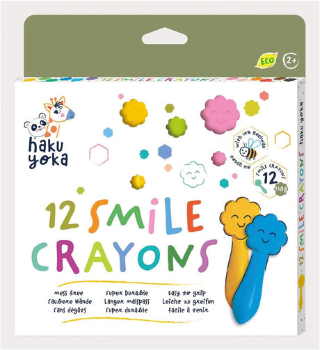 Haku yoka wasco's set - 12 vrolijke kleuren voor kinderen