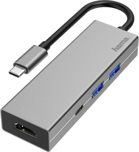 Hama USB-C-Hub Multiport 4-Port 2x USB-A USB-C HDMI™