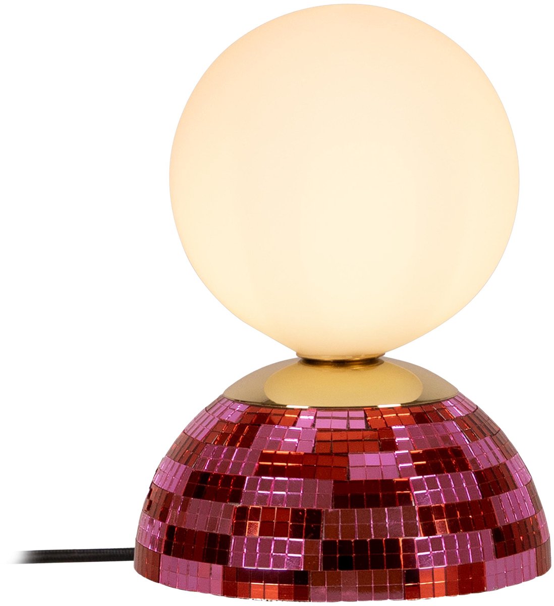 Lucide glitzer - tafellamp - ø 14 cm - 1xg9 - roze - essential