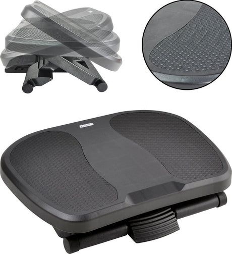 Desq ® Fußstütze 60081 | 3 Höhenpositionen | 0-45° | Gummi-Antirutschmatte | robust | Niederländisches Design