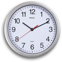 Wanduhr maul maulrun weiß, silber