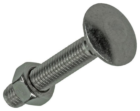 Mack 1019905 - houtbout + moer roestvrijstaal 6 st m5x30 mm | 10 stuks