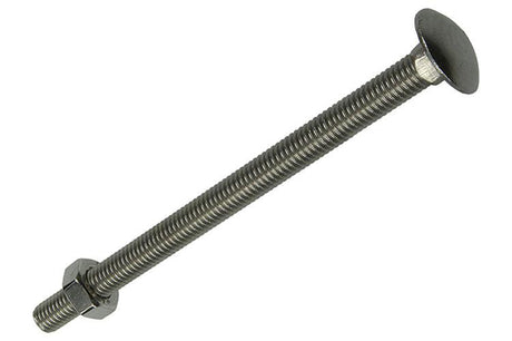 Mack 1019922 - houtbout + moer roestvrijstaal 1 st m10 x 140mm | 10 stuks