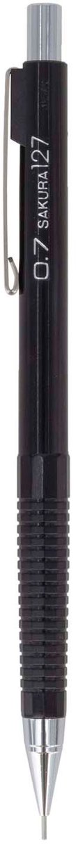 Sakura Druckbleistift 127 – 0,7 mm – Schwarz
