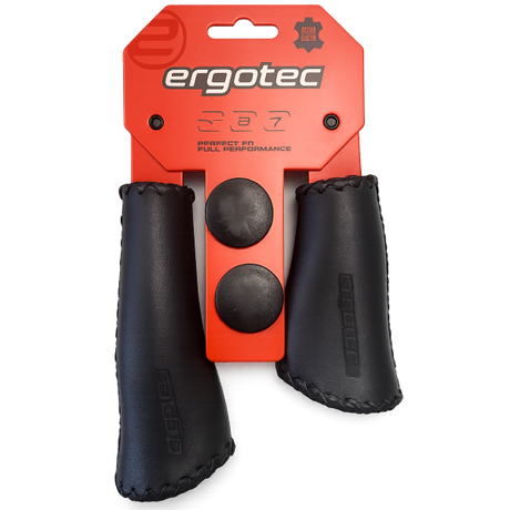 Ergotec verhandelt Monaco Leder lang kurzes Schwarz