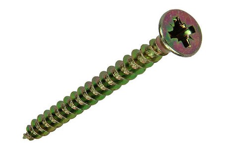 Mack 1017973 - spaanplaatschroef vz kop geelverz. 40st 4,0 x 40 mm | 5 stuks
