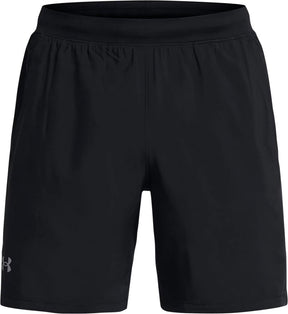 Under armour ua launch 7'' shorts heren sportbroek - zwart - wit