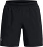 Under armour ua launch 7'' shorts heren sportbroek - zwart - wit