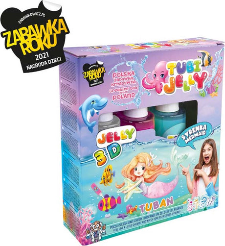 Tuban Tubi Jelly Set mit 3 Farben Meerjungfrau