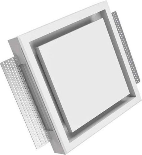 Ergovent einputzbares rahmenloses Lüftungsventil quadratisch 125 mm