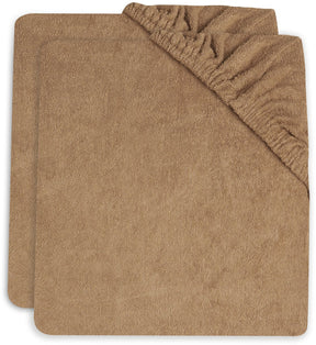 Jollein aankleedkussenhoes badstof 50x70cm - biscuit - 2 stuks