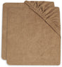 Jollein aankleedkussenhoes badstof 50x70cm - biscuit - 2 stuks