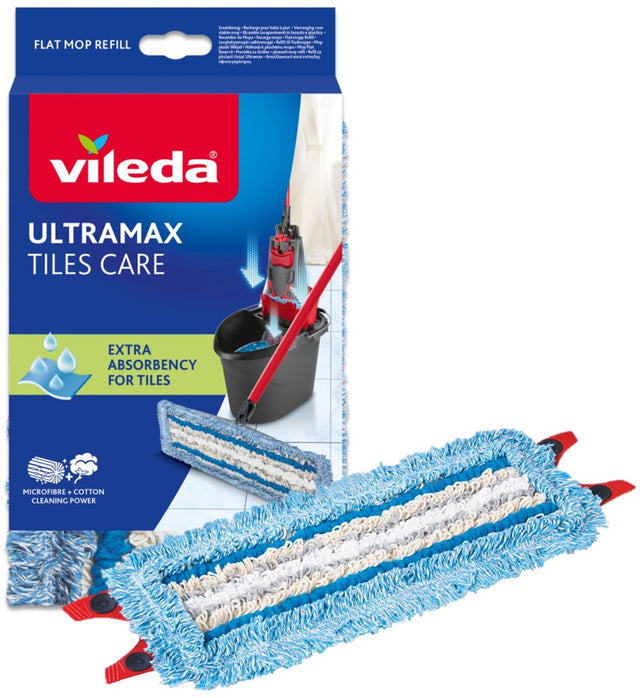 Vileda Ultramax Fliesenpflege-Ersatz – 1 pro Packung – spezieller Fliesenbezug