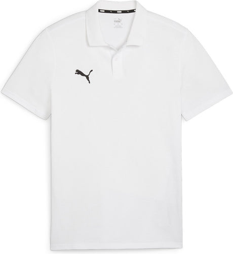 Puma Teamgoal Casuals Polo-Herren-Sportshirt – Weiß-Schwarz
