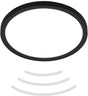 B.K.licht move - LED-Badbeleuchtung - Deckenleuchte mit Bewegungsmelder - Deckenleuchte mit indirektem Licht - ø24 cm - Schwarz