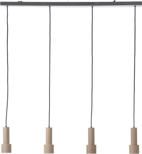 Brilliant Cadiz - Hängelampe - Balken - LED 4xGU10 - Bronze - Schwarz
