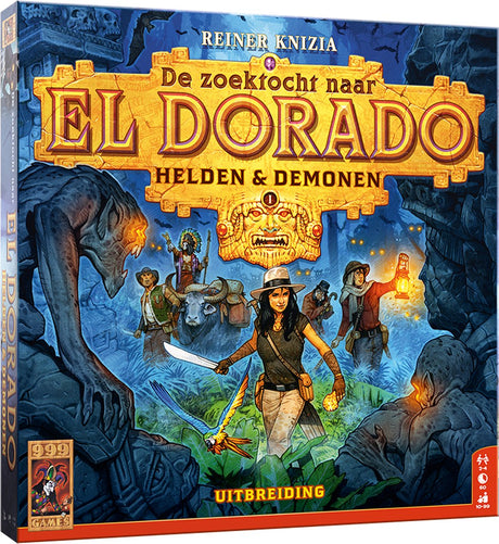 999 Games 999 Games Die Suche nach El Dorado; Erweiterungsbrettspiel „Helden und Dämonen“.