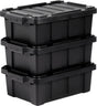 Iris powerbox robuust opbergbox - 12,5l - 100% recycled kunststof - zwart - set van 3