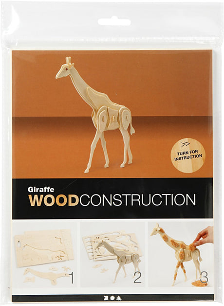 Creativ Company CC Triplex 3D-Puzzle Giraffe 20x4,2x25 cm
