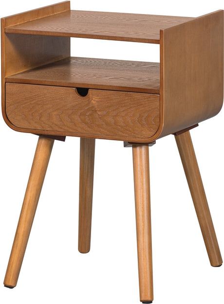 Woood Nils Nachttisch Beistelltisch – Holz – Natur – 54 x 36 x 30