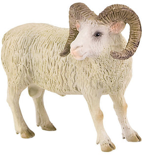 Bullyland 62290 – Spielfigur und Sammelfigur Widder – ca. 7 cm – lebensechte und detaillierte Gestaltung – ideal als lehrreiche Spielfigur, Kuchendekoration oder kleines Geschenk für Kinder ab 3 Jahren.
