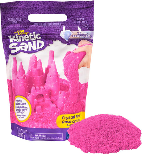 Spinmaster Kinetic Sand Glitzer Sandbeutel Kristallrosa – 907 g