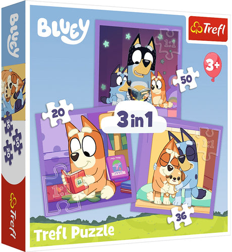 Trefl 3-in-1 puzzel bluey - karton fsc mix 70%