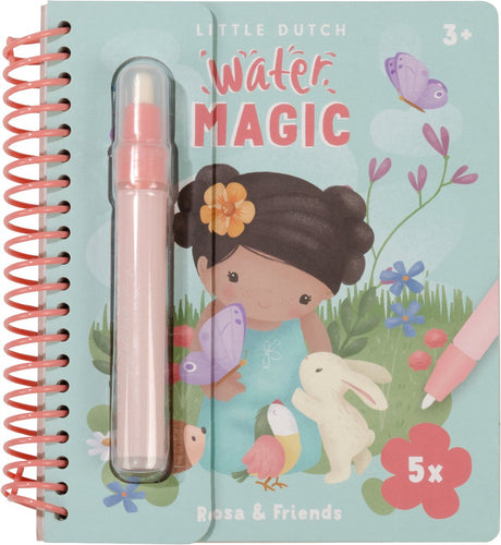 Rosa-Buch – Zeichnen mit Wasser – Little Dutch