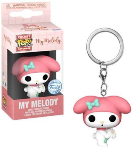 Funko Pocket Pop! Hallo Kitty: Schlüsselanhänger mit meiner Melodie (Frühlingszeit).