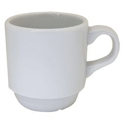 Kaffeetasse Nova Nordika aus weißem Porzellan