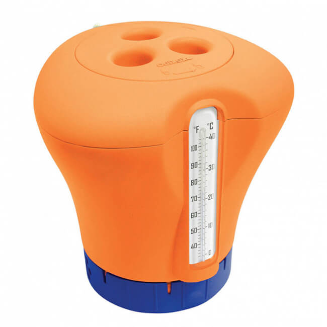 Komfort-Pool-Chlorschwimmer mit Thermometer