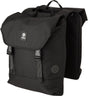 Agu essentials dwr dubbele fietstas urban klickfix zwart - 36 l