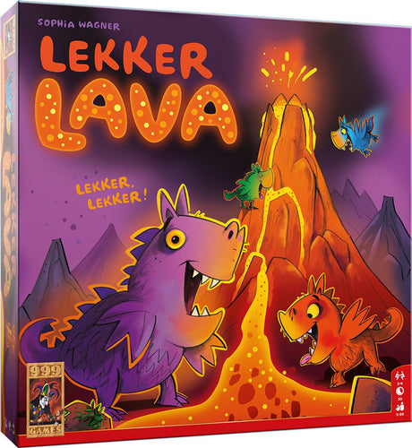 999games 999 games - lekker lava - bordspel - leuk en kleurrijk kinderspel!