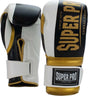Super pro combat gear (thai)bokshandschoenen bruiser zwart goud wit 18oz