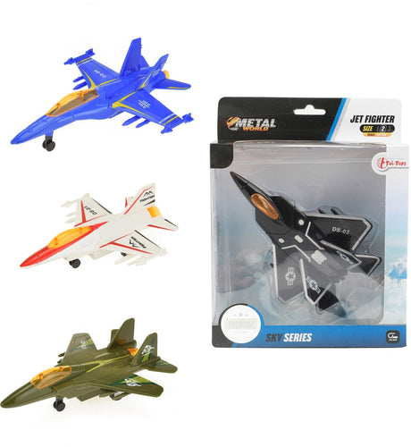 Toi-toys Toi Toys Metall-Rückziehflugzeug (1 Stück) sortiert