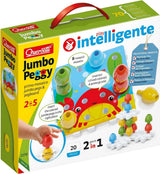 Quercetti Jumbo Insert Pinnen, 20dlg.