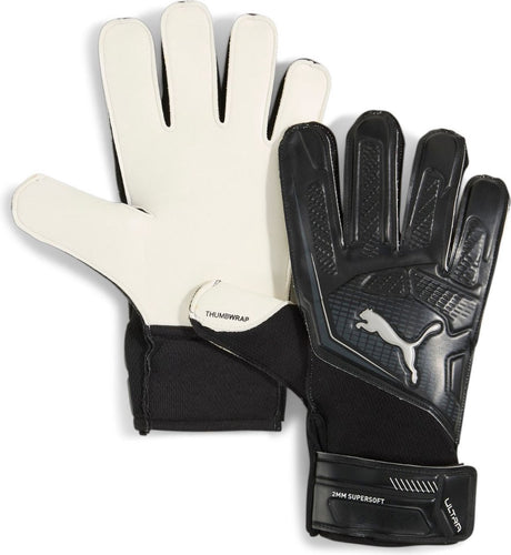 Puma keepershandschoenen ultra play - voetbal handschoenen maat 10 zwart zilver. m