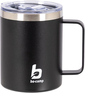 Bo-camp - industrial - isolatie mok - hardy - met deksel - zwart - 350 ml