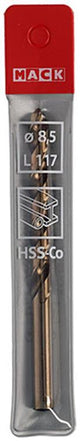 Mack 1018432 - metaalboor hss co5% din 338 ø 8,5 x 117 mm | 5 stuks