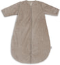 Jollein slaapzak met afritsbare mouw rond 90cm rib milky coffee
